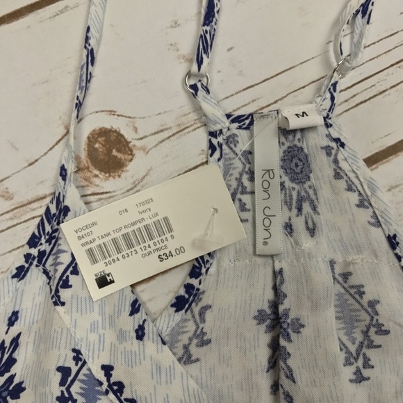 Ron Jon Bohemian Blue Romper - Picture 5 of 6